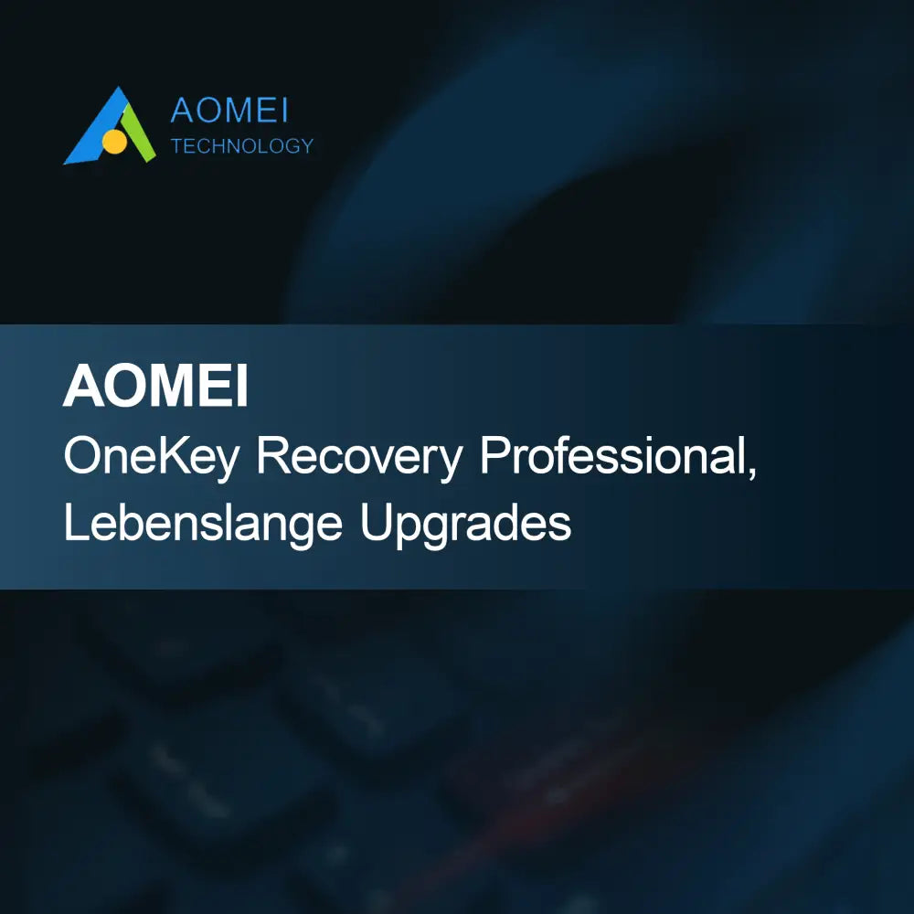 AOMEI OneKey Recovery Professional, пожизнени ъпгрейди