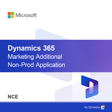 Допълнително приложение за не-производствена среда на Dynamics 365 Marketing (NCE)