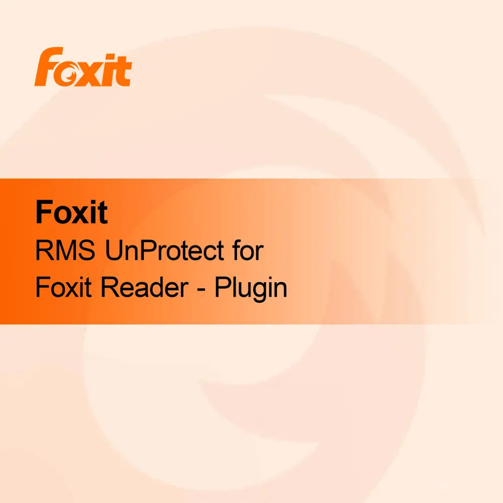 Foxit RMS UnProtect за Foxit Reader - плъгин