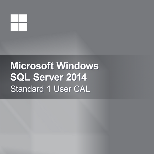 Microsoft SQL Server 2014 Standard 1 потребителски CAL
