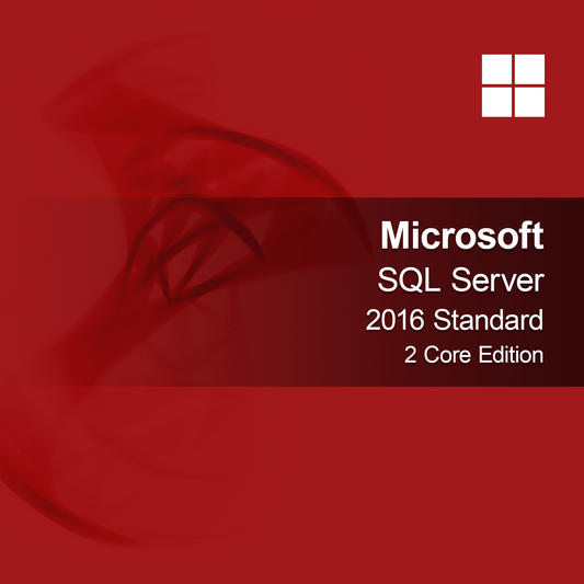 Microsoft SQL Server 2016 Standard - издание с 2 ядра