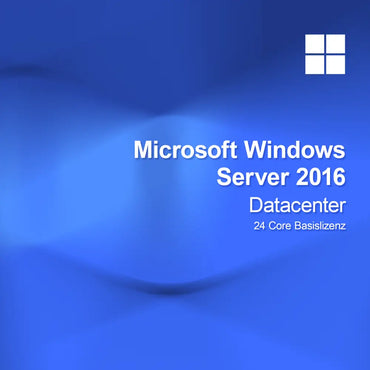 Microsoft Windows Server 2016 Datacenter 24 Core Основен лиценз