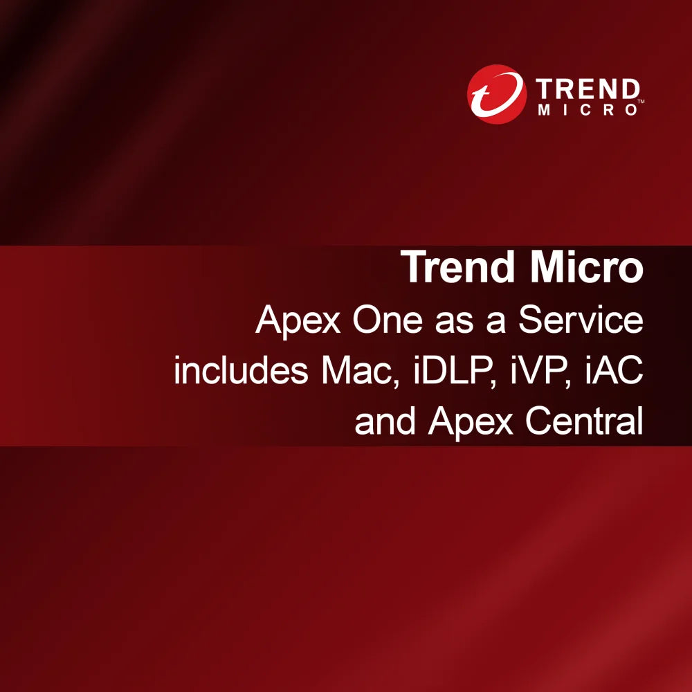 Trend Micro Apex One като услуга включва Mac, iDLP, iVP, iAC и Apex Central