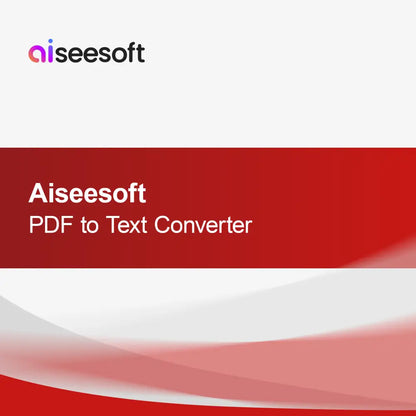 Aiseesoft PDF към текст конвертор