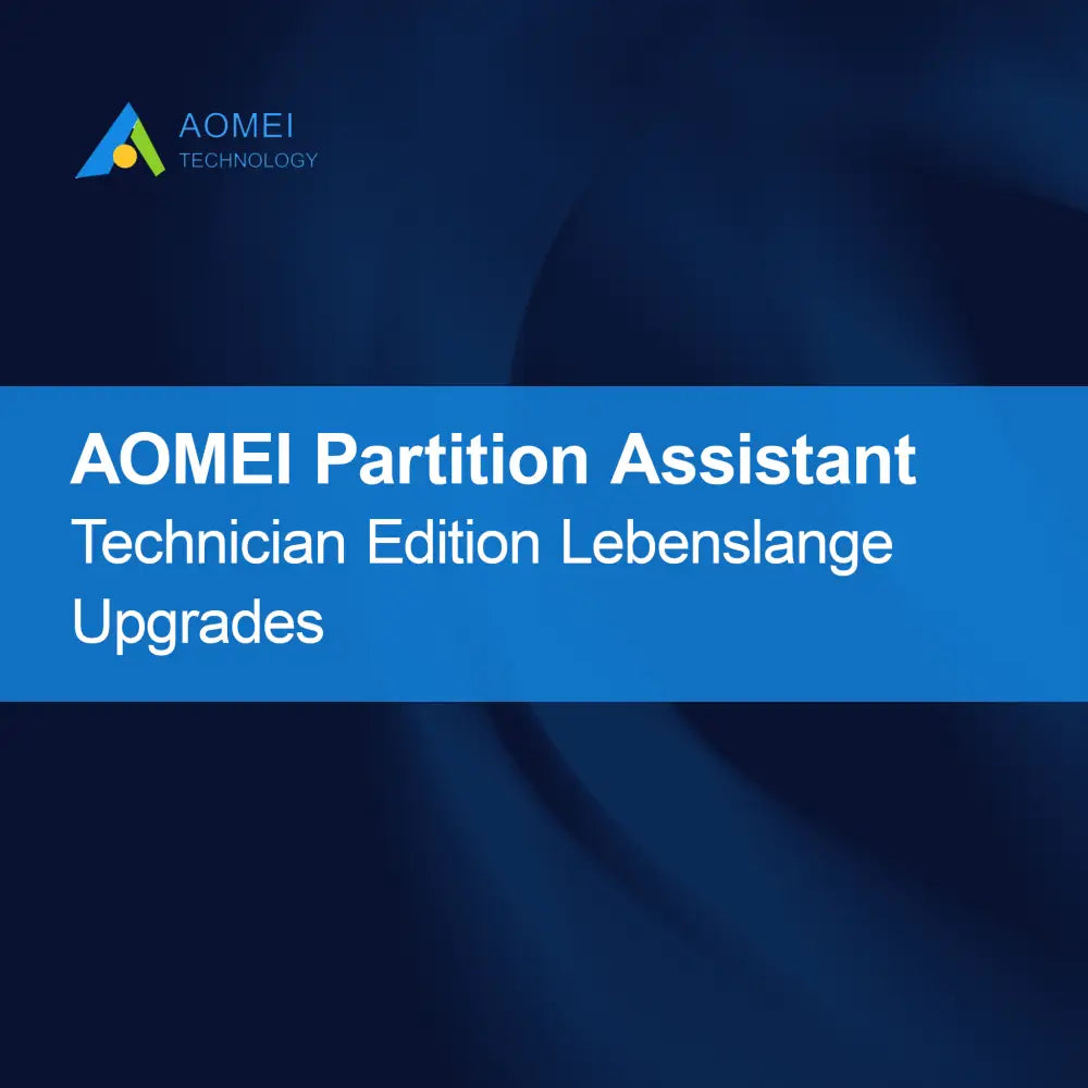 AOMEI Partition Assistant Technician Edition Животозастрахователни ъпгрейди