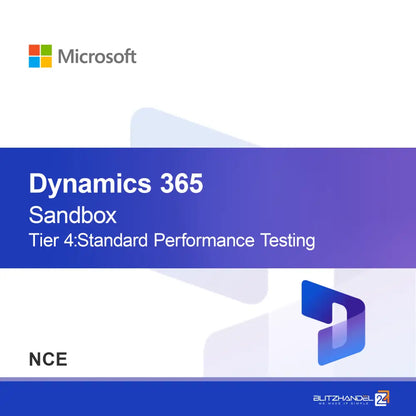 Dynamics 365 Operations - Sandbox Tier 4: Стандартно тестване на производителността