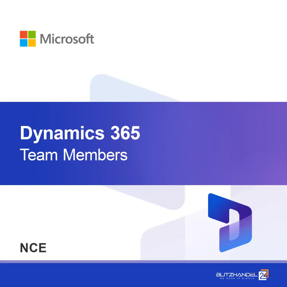 Dynamics 365 Членове на екипа (NCE)