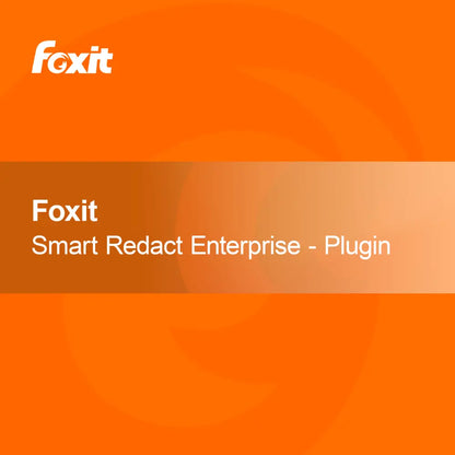 Foxit Smart Redact Enterprise - плъгин