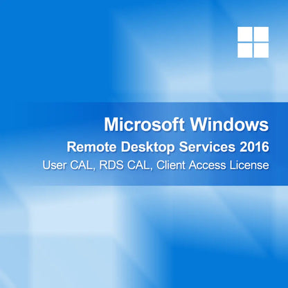 Потребителски лиценз за достъп (CAL) за Microsoft Windows Remote Desktop Services 2016, RDS CAL, лиценз за клиентски достъп