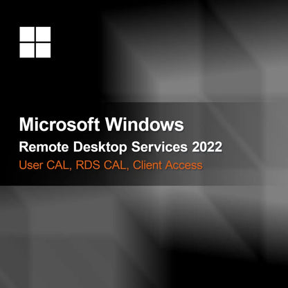 Microsoft Windows Remote Desktop Services 2022, потребителски CAL, RDS CAL, лиценз за клиентски достъп
