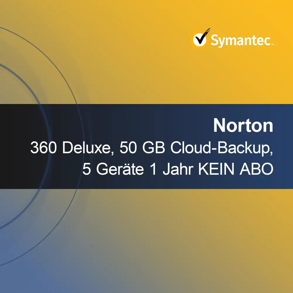 Norton 360 Deluxe, 50 GB облачно архивиране, 5 устройства 1 година БЕЗ АБОНАМЕНТ