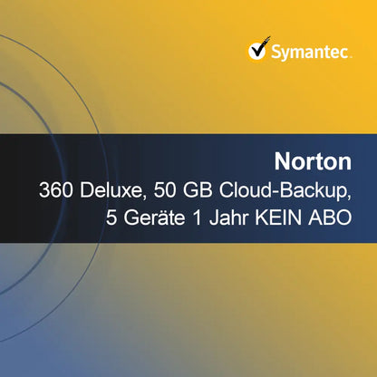 Norton 360 Deluxe, 50 GB облачно архивиране, 5 устройства 1 година БЕЗ АБОНАМЕНТ