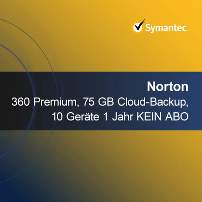 Norton 360 Premium, 75 GB облачно архивиране, 10 устройства 1 година БЕЗ АБОНАМЕНТ