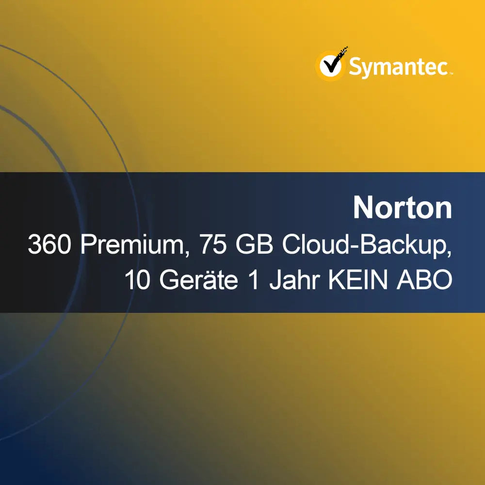 Norton 360 Premium, 75 GB облачно архивиране, 10 устройства 1 година БЕЗ АБОНАМЕНТ
