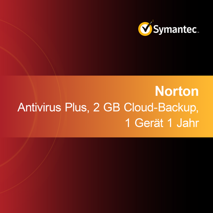 Norton Antivirus Plus, 2 GB облачно архивиране, 1 устройство 1 година