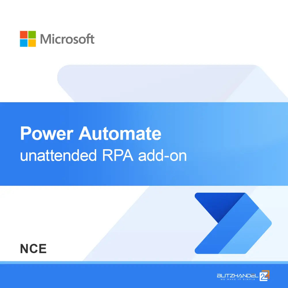 Добавка за безнадзорен RPA в Power Automate (NCE)