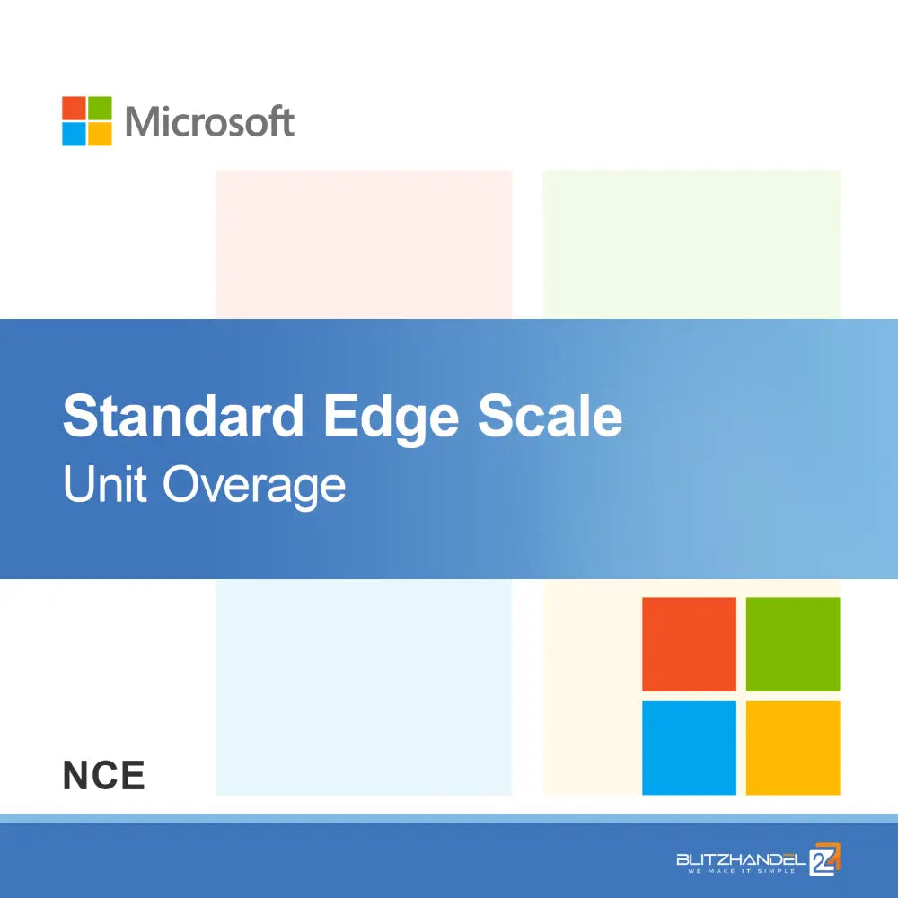 Стандартно надвишаване на единица Edge Scale (NCE)