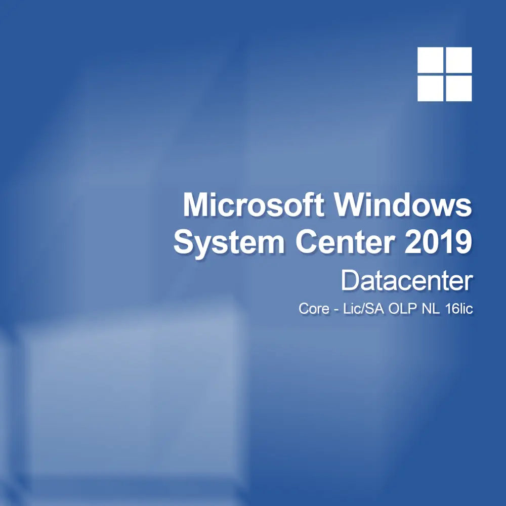 System Center 2019 Datacenter Core - Лиценз/SA OLP NL 16 лиценза