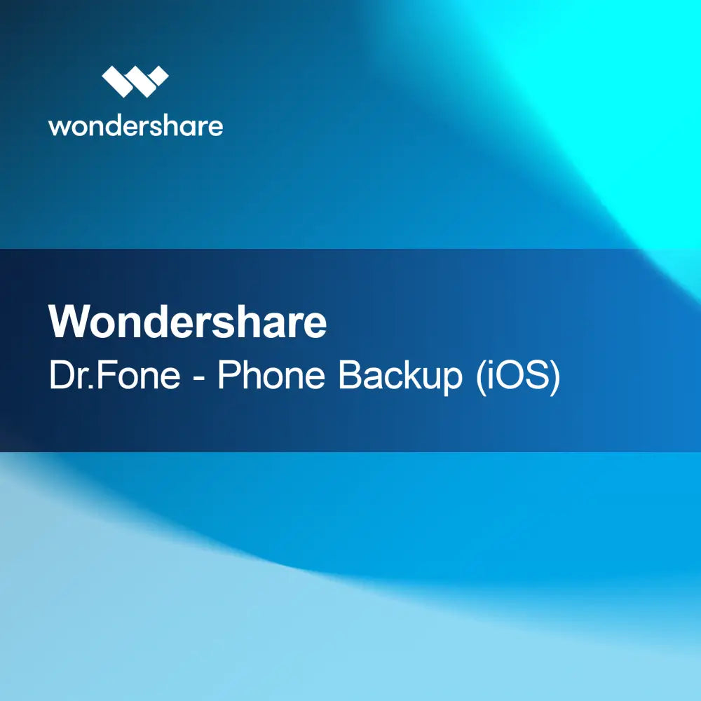 Wondershare Dr.Fone - Архивиране на телефон (iOS)